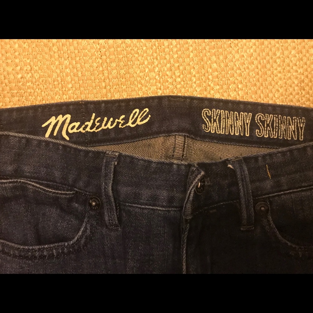 Preowned Madewell Skinny Skinny Jeans SZ 27x34